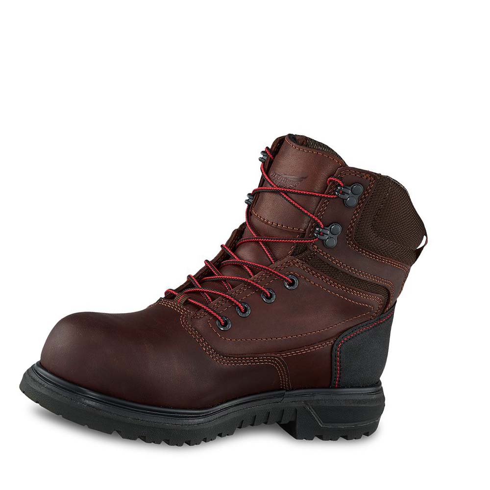 Red Wing Brnr XP 6-inch Safety Toe Women's Waterproof Boots Burgundy | ZA 156DFM